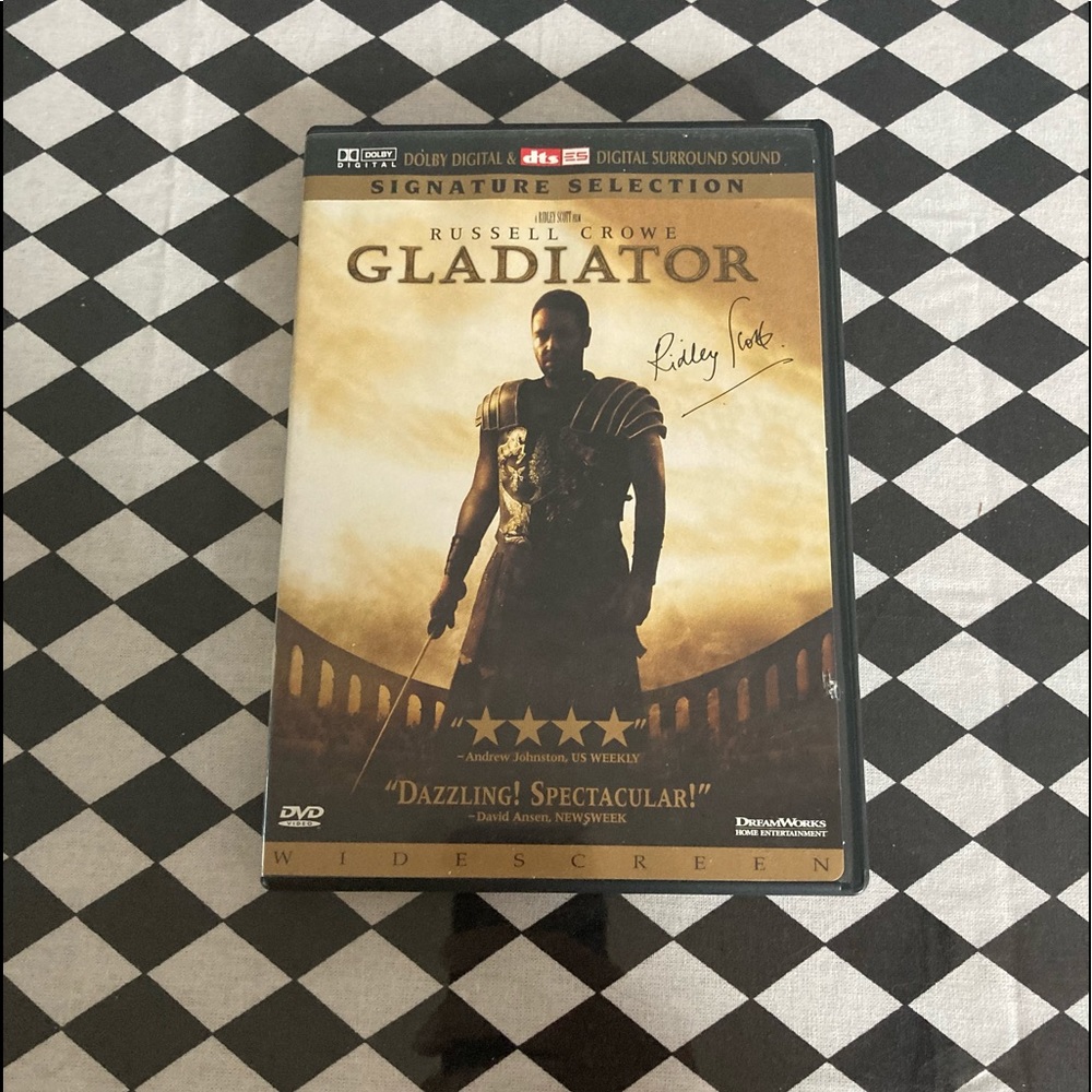 Gladiator Signature collection used dvd